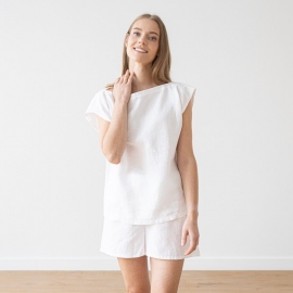 White Pyjama de Lino Paulina	