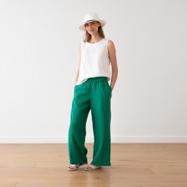 Pantalones de Lino Green Ruth