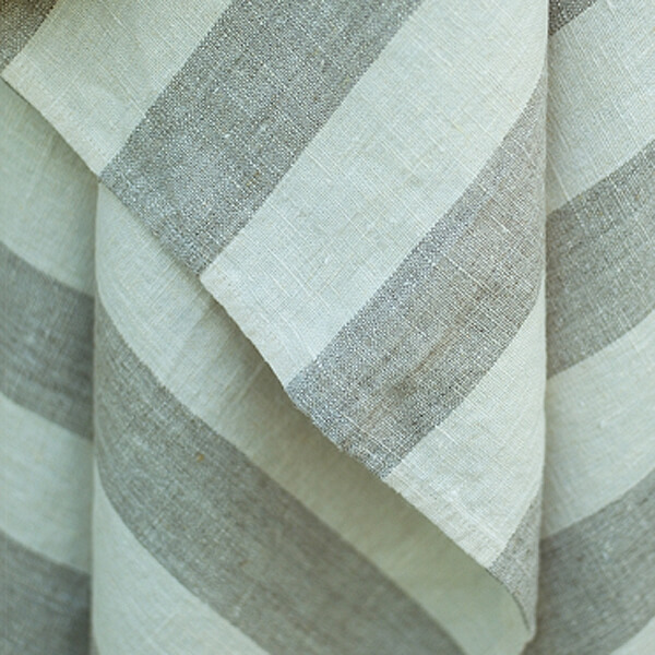 Toallas de lino con textura para el baño