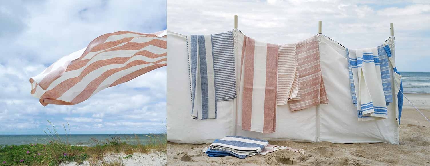LINEN BEACH TOWEL